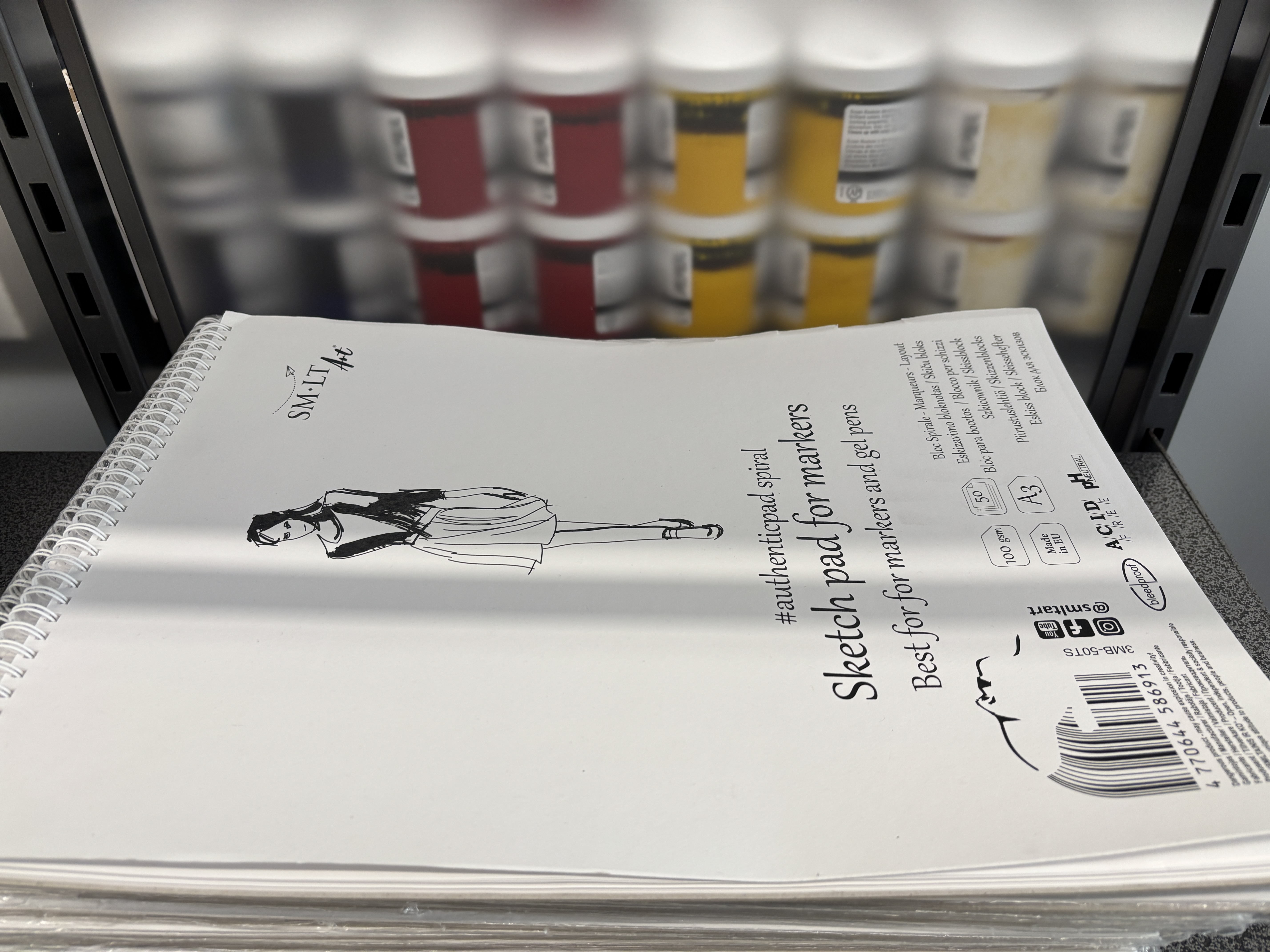 An open book that makes a rustling sound as the pages are turned.