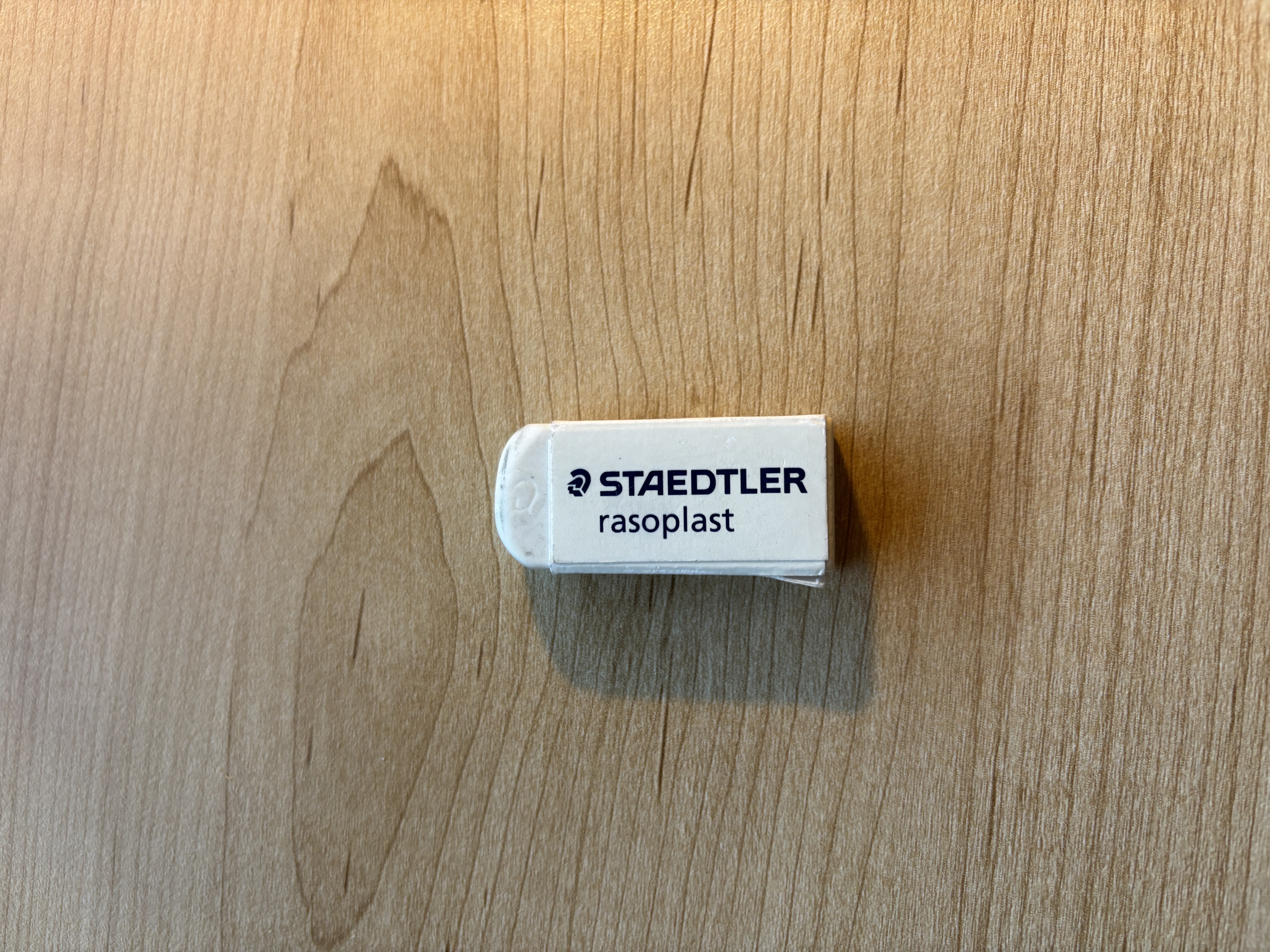 Front view of my eraser.