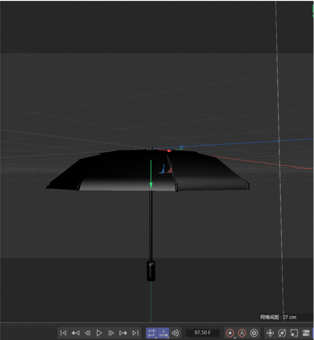 Final front view of the model